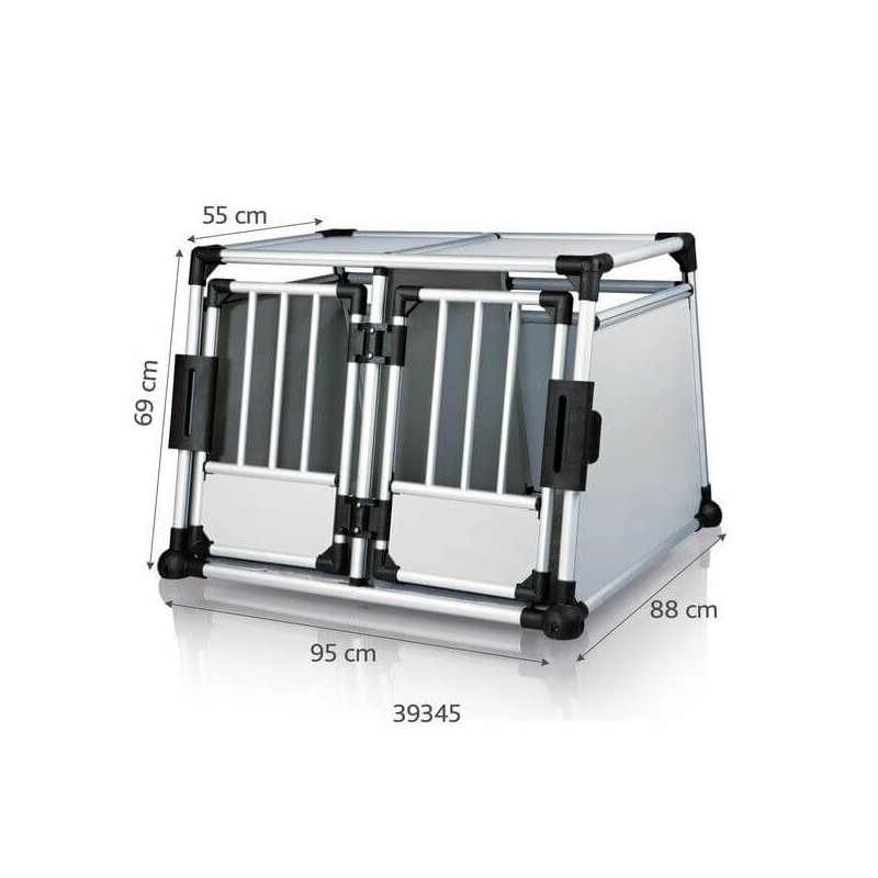 Cage de transport double en Aluminium