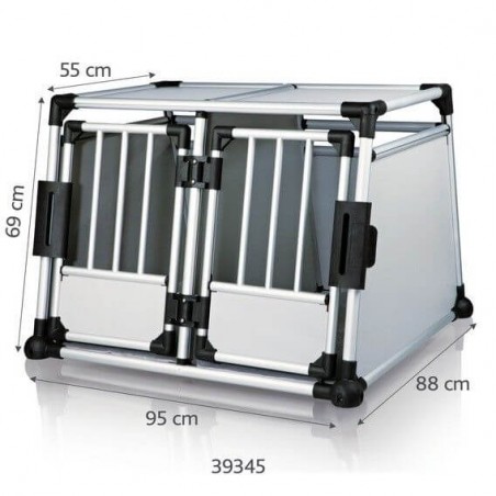 Cage de transport double en Aluminium