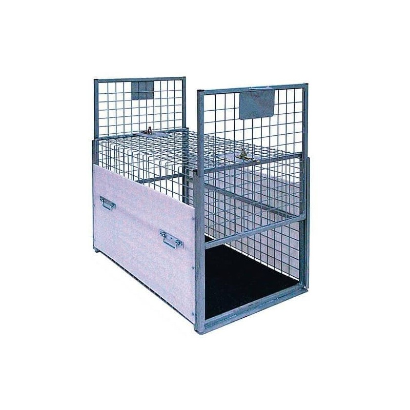 Cage de transport spéciale capture chien