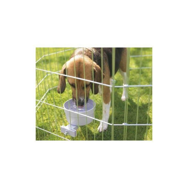 Gamelle + support de cage Crock Giant pour chiens et chats