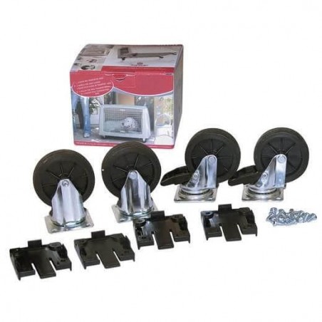 Kit roulettes pour cage de transport ARGO