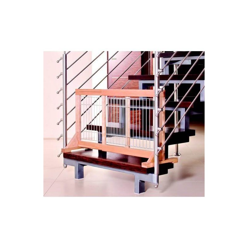 Barrière de porte / escalier en bois - Hauteur 50 cm