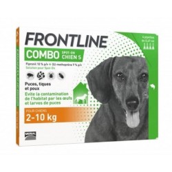 FRONTLINE COMBO SPOT ON - Petit chiens (2 à 10kg)