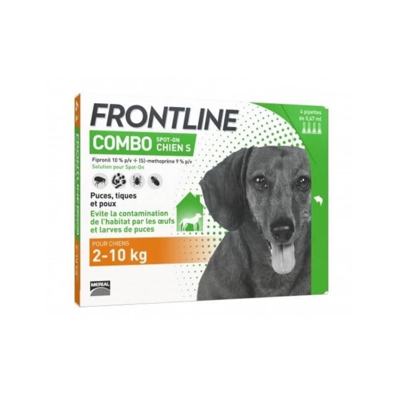 FRONTLINE COMBO SPOT ON - Petit chiens (2 à 10kg)