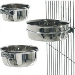 Gamelle avec support pour cage